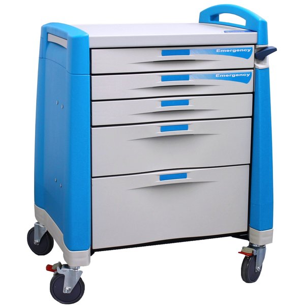 Diamedical Usa 5 Drawer Emergency Crash Cart CS110169